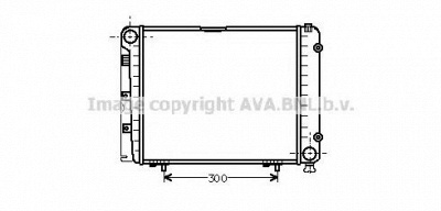 AVA QUALITY COOLING ms2095 -  Радиатор, охлаждение двигателя